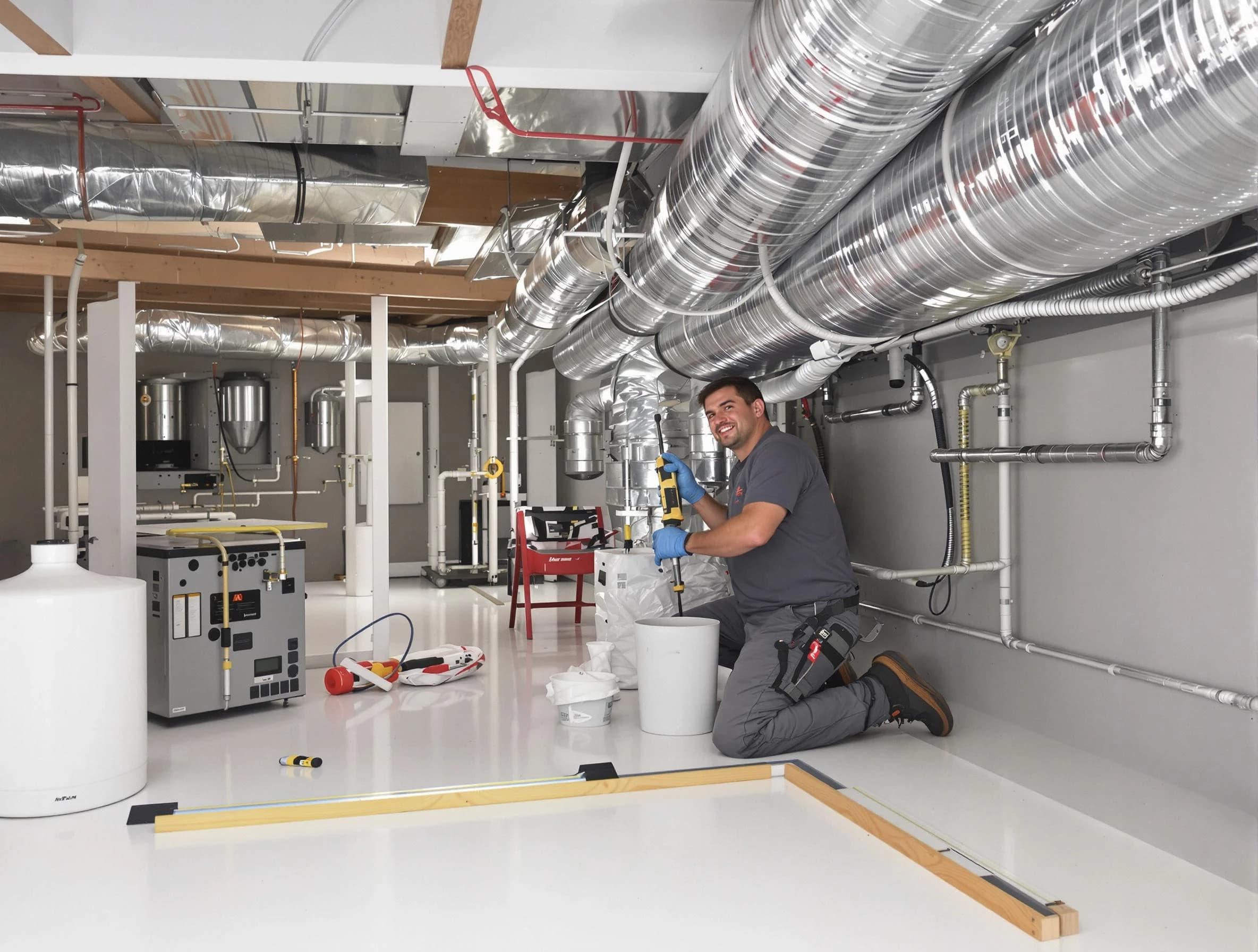 Professional duct sealing service by Kingfisher Air Duct Cleaning in Kingfisher