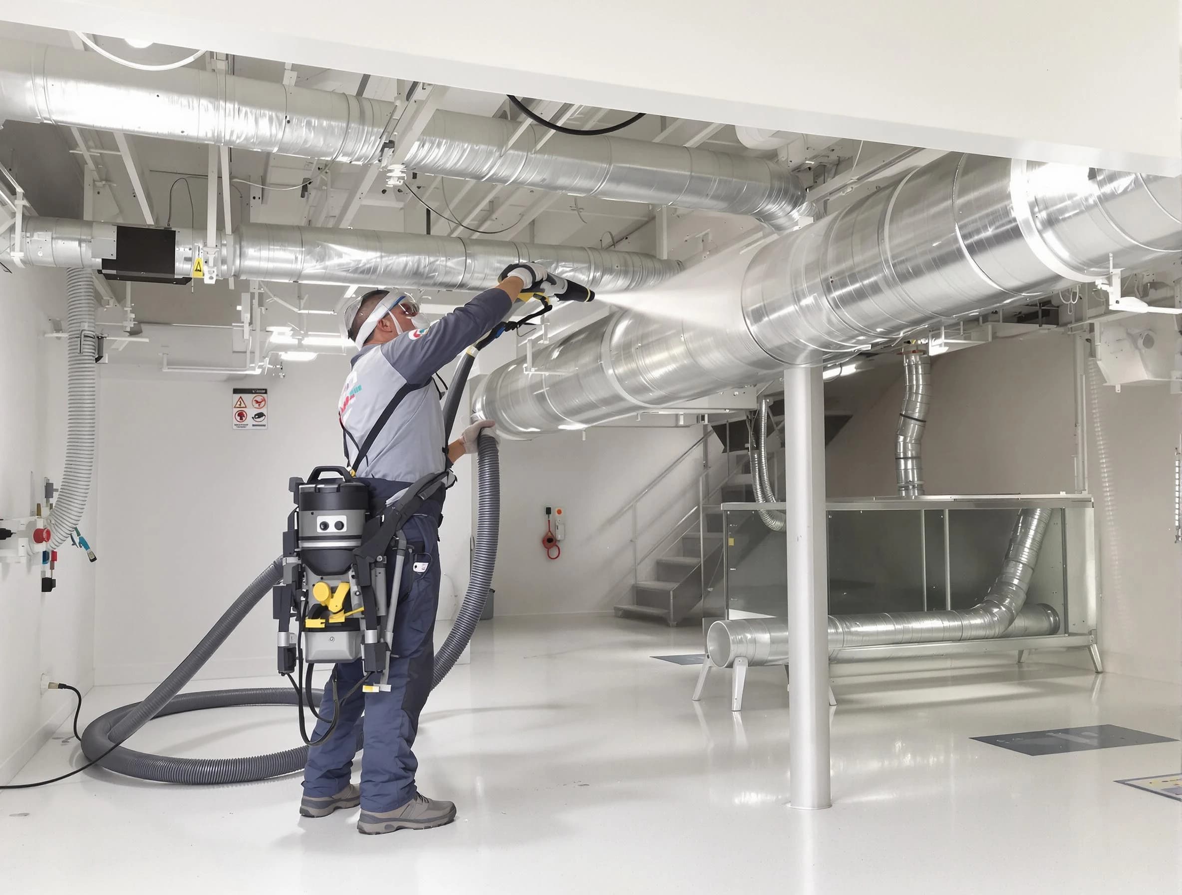 Professional central duct cleaning by Kingfisher Air Duct Cleaning in Kingfisher