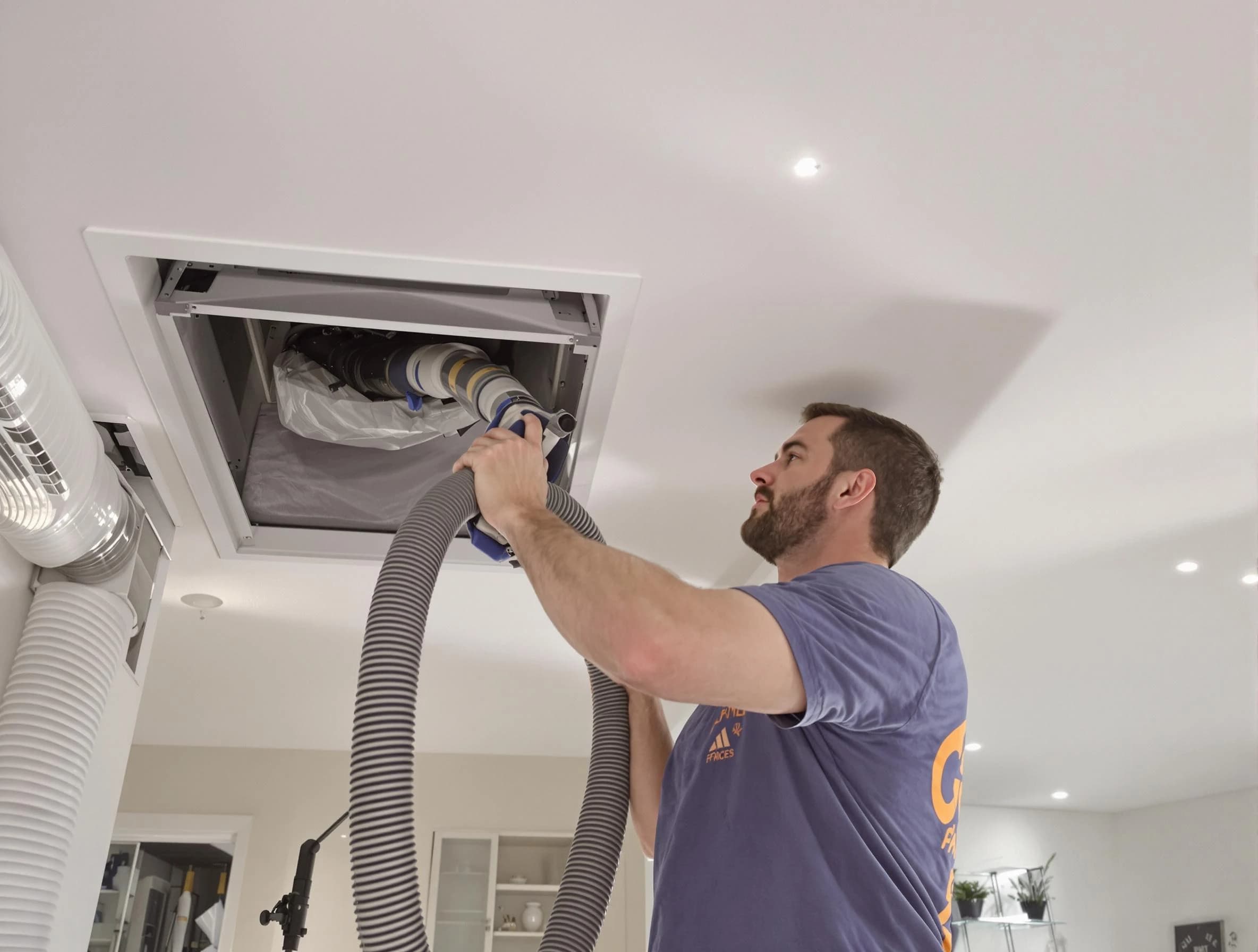 Precision indoor duct cleaning by Kingfisher Air Duct Cleaning in Kingfisher