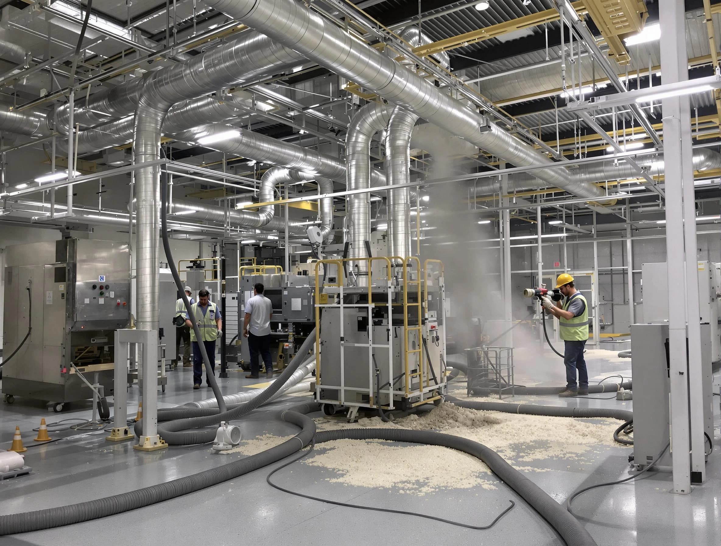 Heavy-duty industrial duct cleaning by Kingfisher Air Duct Cleaning in Kingfisher