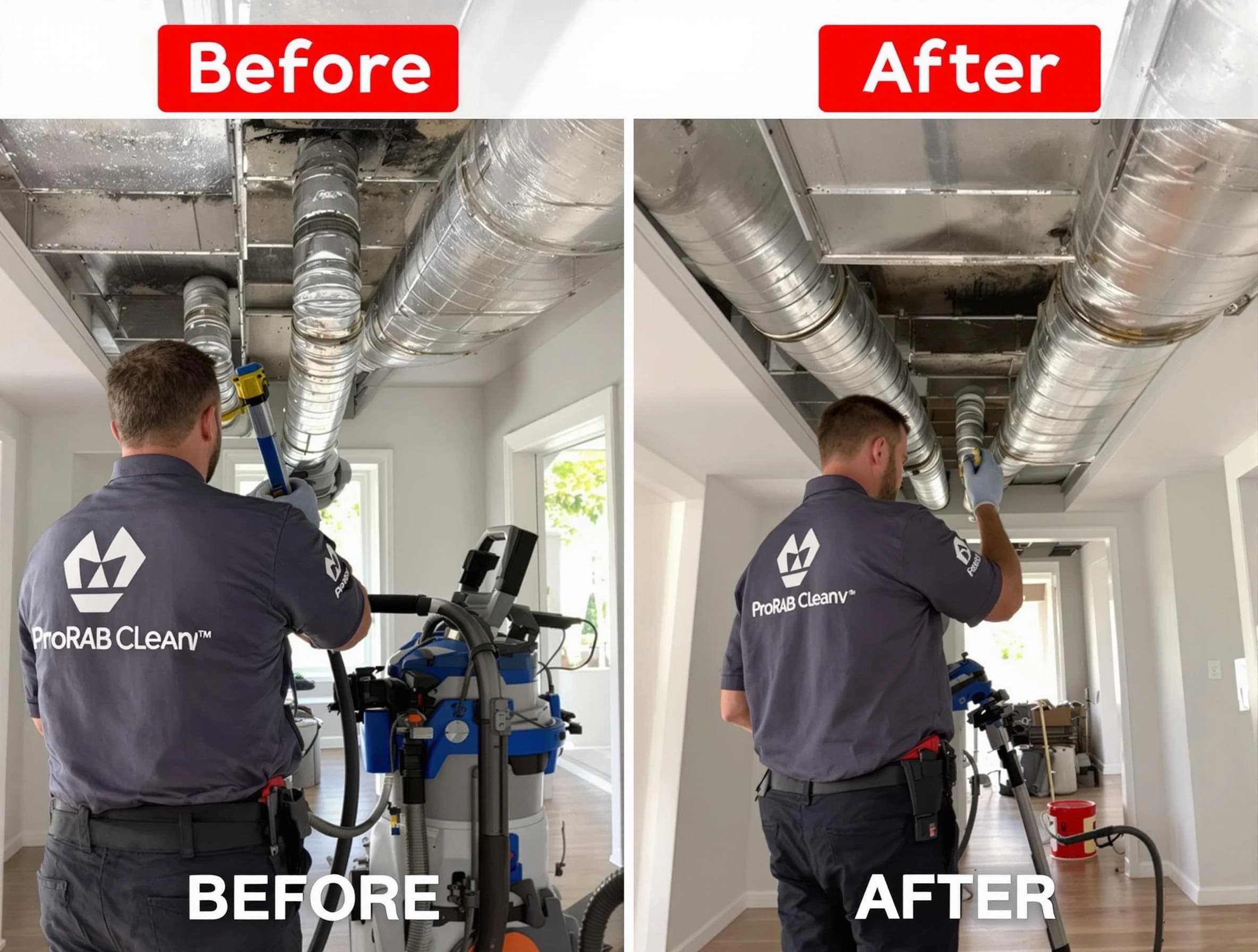 Kingfisher Air Duct Cleaning expert performing thorough residential duct cleaning in a Kingfisher home