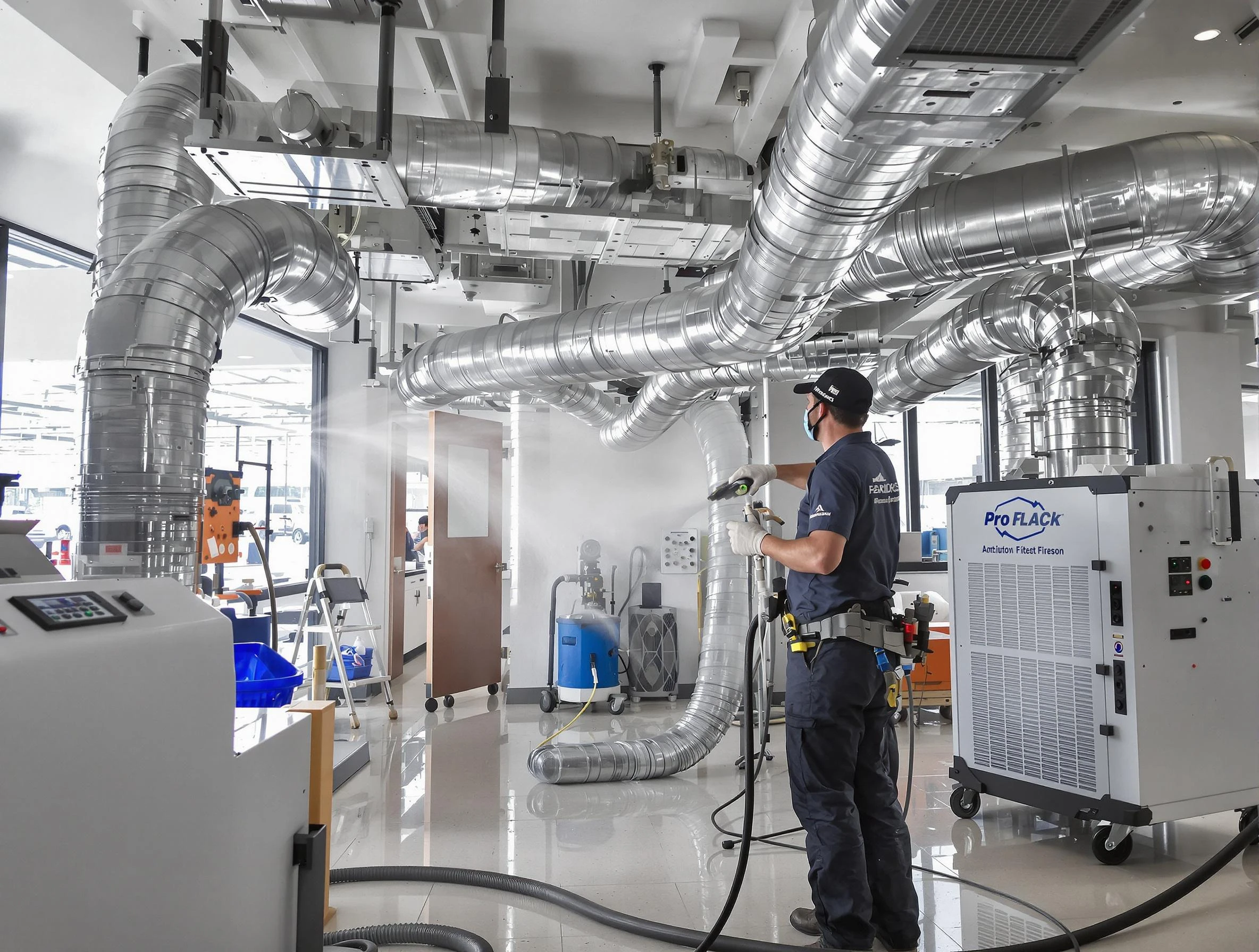 Negative Pressure Air Duct Cleaning in Kingfisher