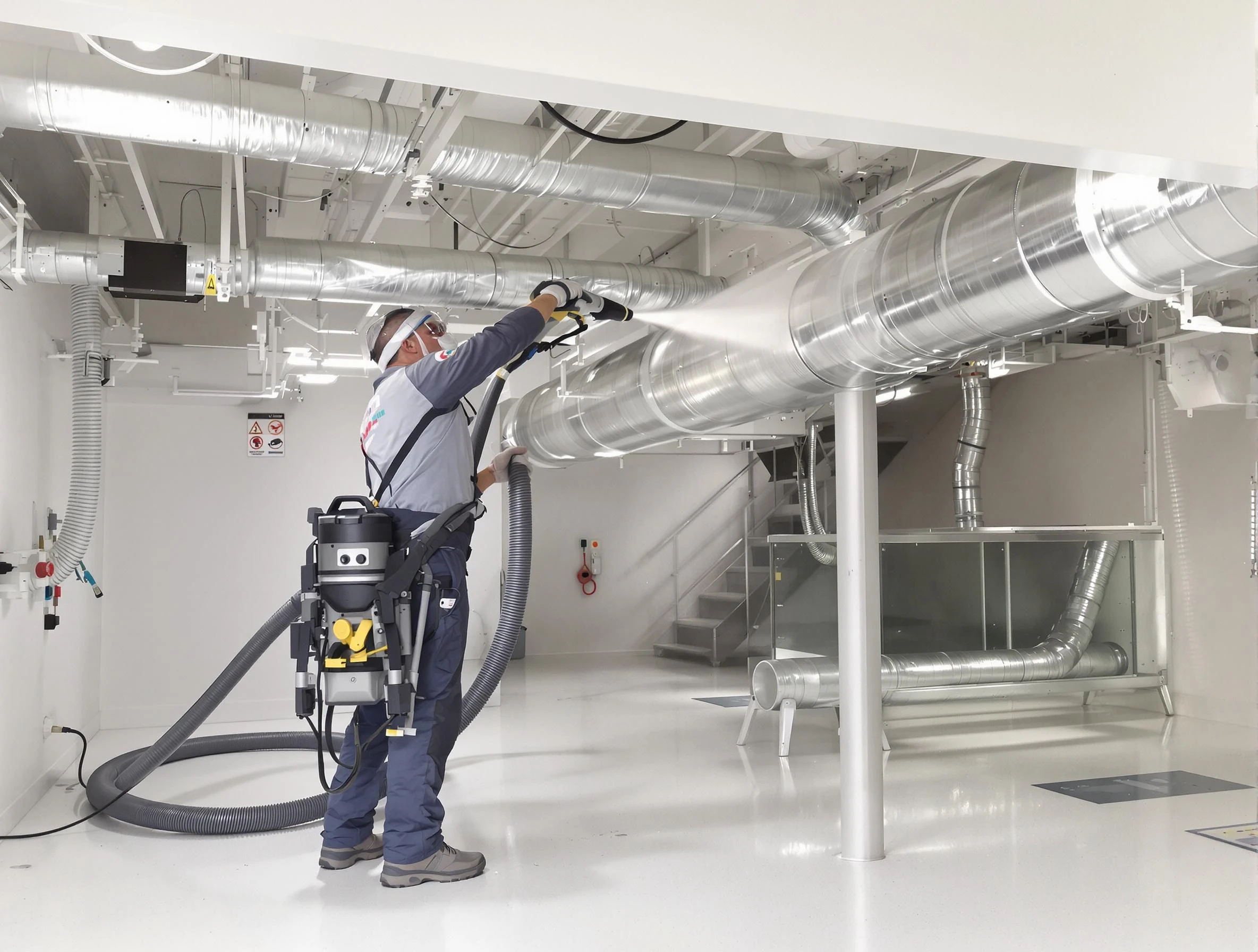 Professional central duct cleaning by Kingfisher Air Duct Cleaning in Kingfisher