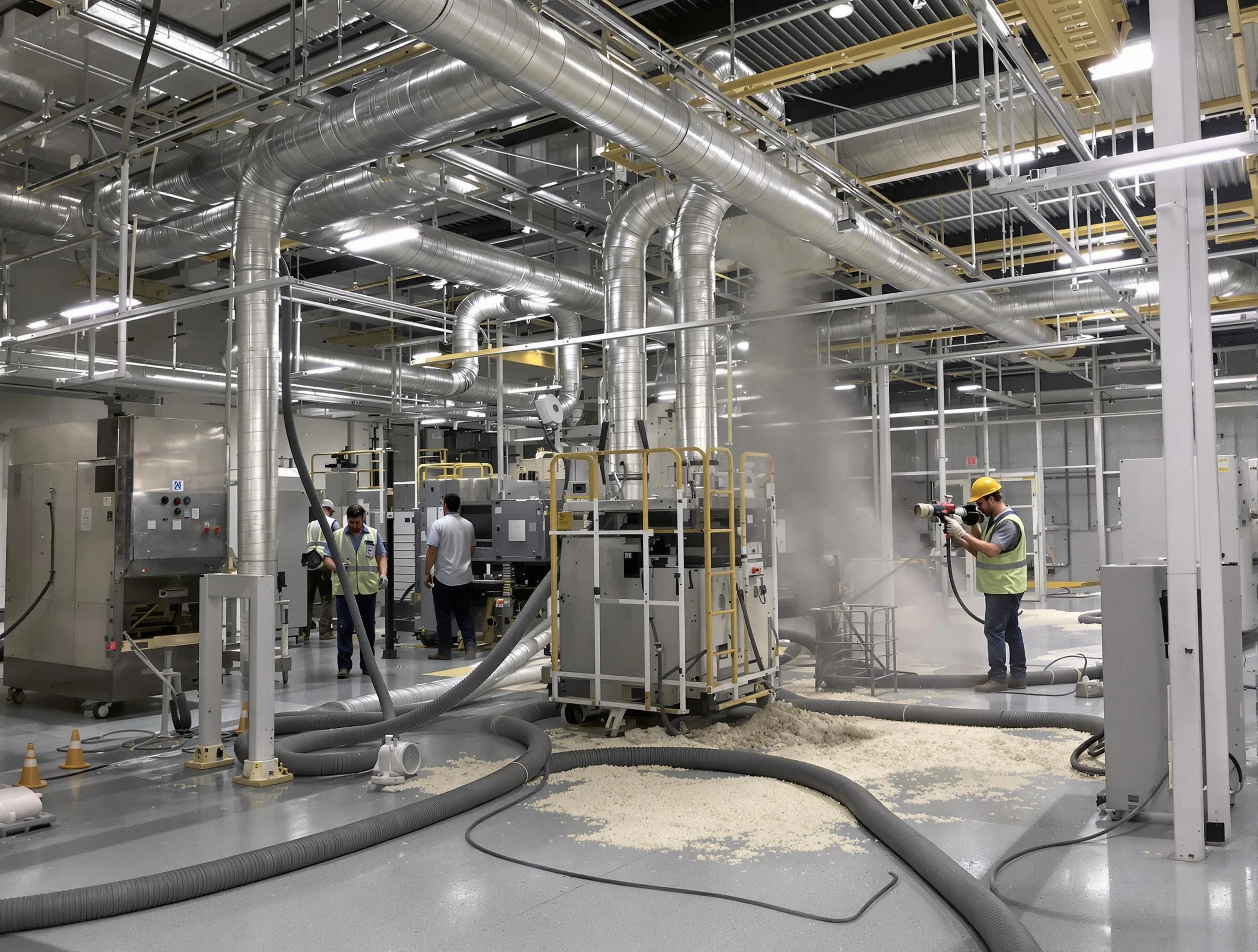 Heavy-duty industrial duct cleaning by Kingfisher Air Duct Cleaning in Kingfisher