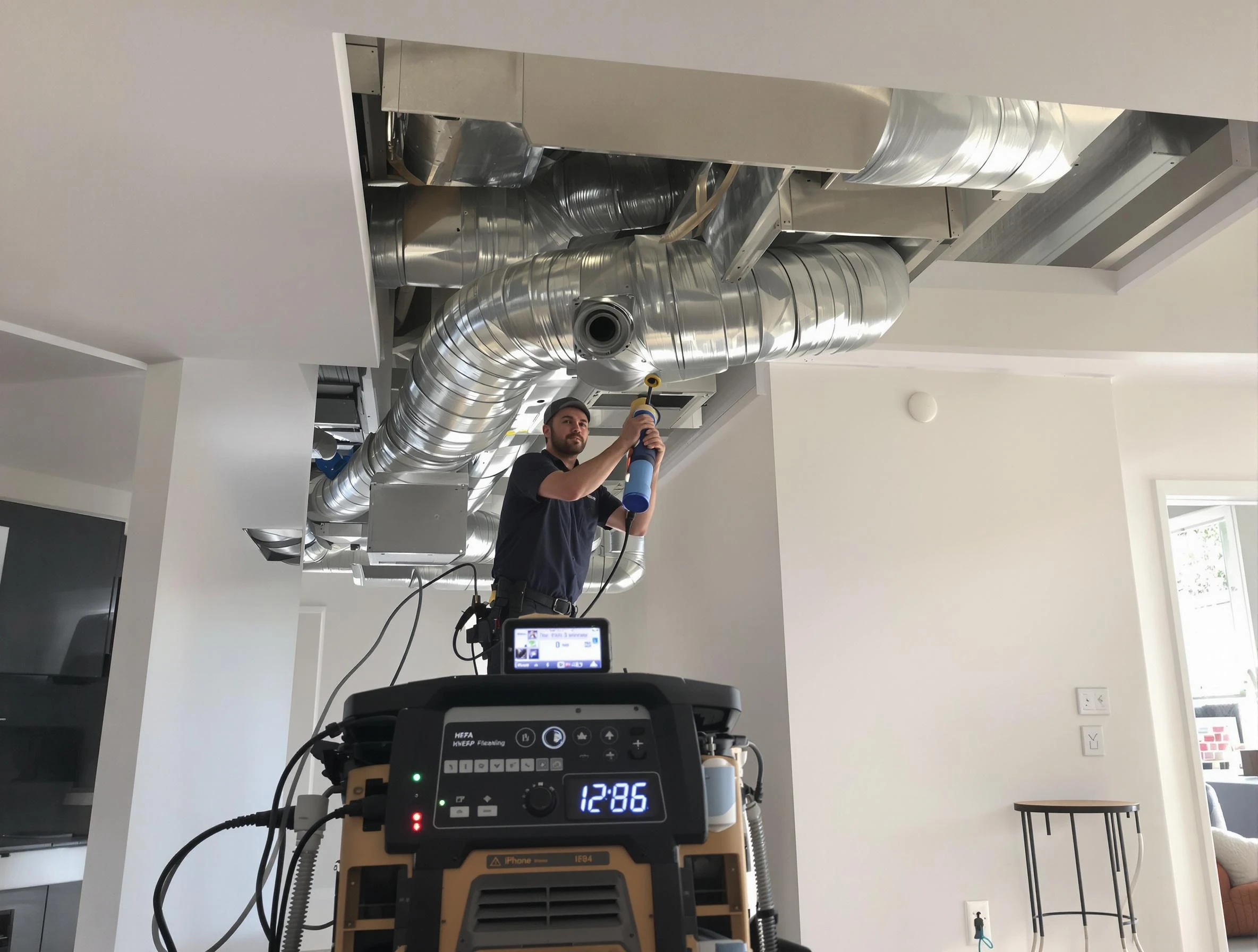 Advanced pure air duct cleaning by Kingfisher Air Duct Cleaning in Kingfisher
